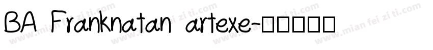 BA Franknatan artexe字体转换